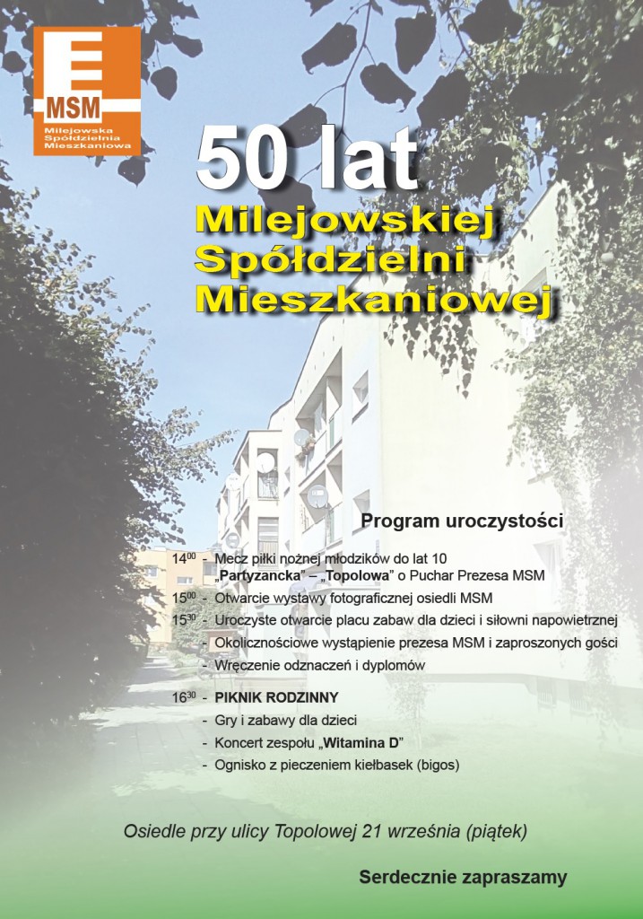 50 lat Milejowskiej Spółdzielni Mieszkaniowej